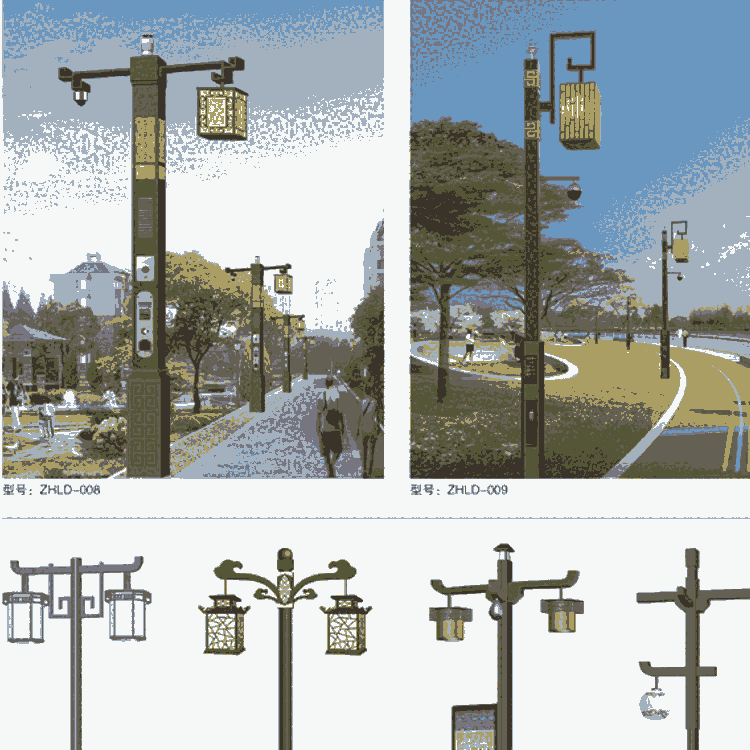 4米庭院用太陽能路燈可定制質(zhì)量合格