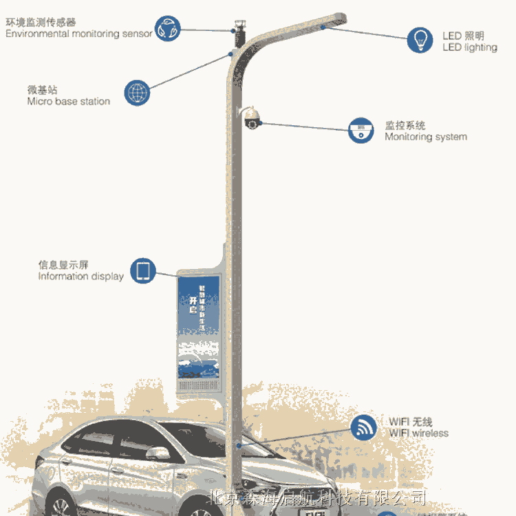 智慧路燈 森海啟航智慧路燈工廠批發(fā)價(jià)格